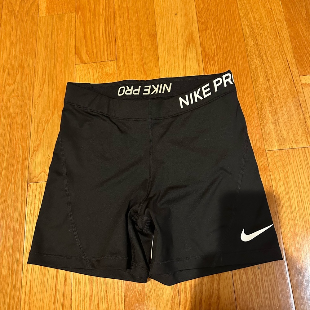 Nike spandex black shorts